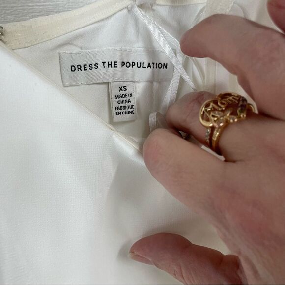 Dress the Population Justitia Off-the-Shoulder Fit And Flare Dress - Picture 6 of 6